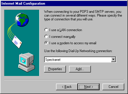 You Use a Modem or Connect Manually