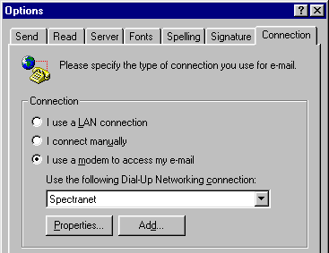 Configuring Connection
