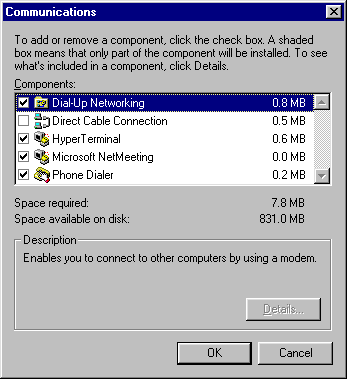 Communications (Screenshot)